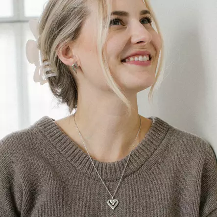 Lumoava Joutsenet riipuksen fiiliskuva - Hopeiset kaulakorut - L56230800000 - 2