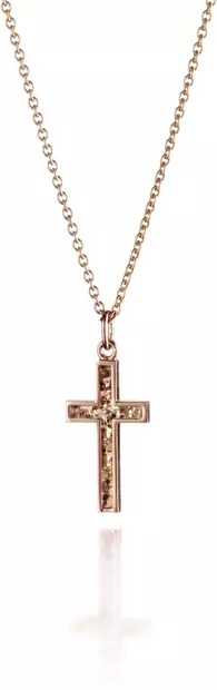 Lumoava Polku - kultainen ristiriipus - Polku - 705000000 - 2