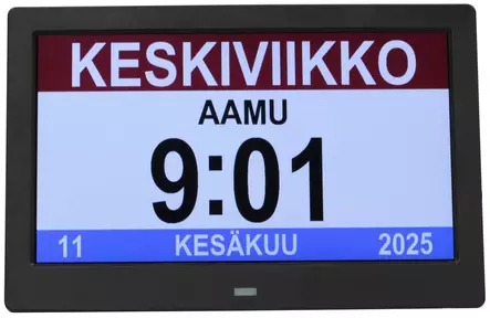 Dementiakello musta DE101 - Pienoiskellot - DE101 - 1