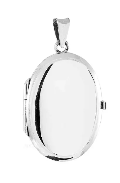Medaljonki valkokultainen - Lahjaideat naisille - HY302 - 1