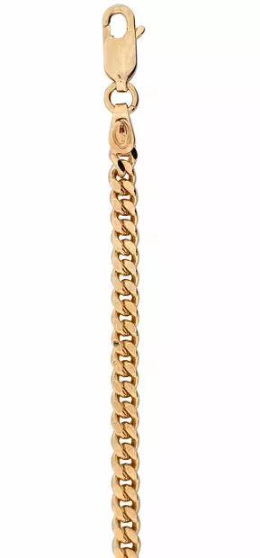 Kultainen panssarikaulaketju 3,5mm - Kultaiset kaulakorut - 17-500-42 - 1