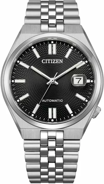 CITIZEN AUTO TSUYOSA 60 MUSTA - Citizen miesten rannekellot - NK0020-55E - 1