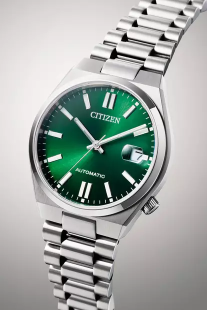 Citizen automaatti Tsuyosa 37 vihreä fiiliskuva - Citizen miesten rannekellot - NJ0200-50X - 2